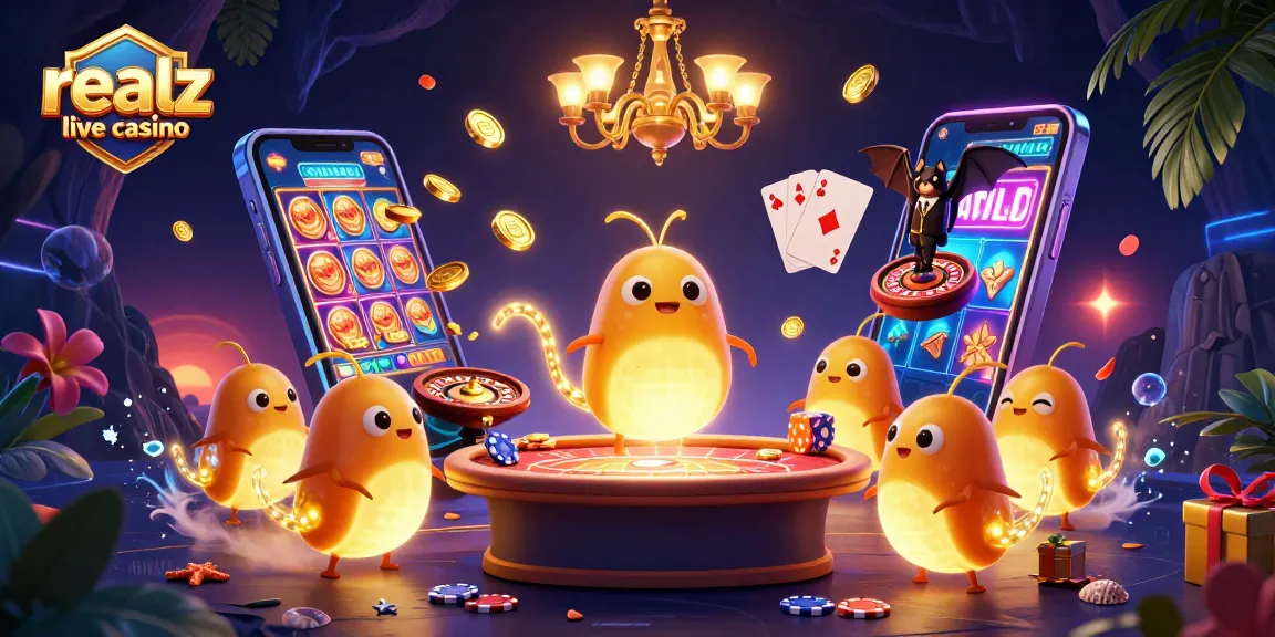 Erlebe spannende Aktionen im Realz Live Casino mit Echtgeldspielen und echten Croupiers.