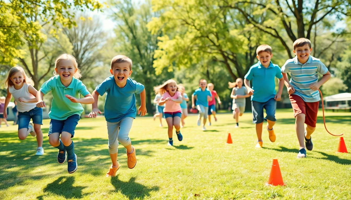 Bewegungsspiele mit Kindern im Park, Details jetzt lesen und Spass erleben.