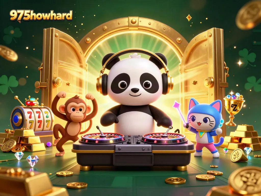 Engage with thrilling games at 975howard with vibrant characters and casino elements.